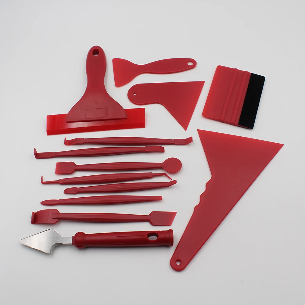 

Tools Scraper Set Scraper Squeegee Tint Window Wrap 13* 13PC 13PCS 13x Auto Kit