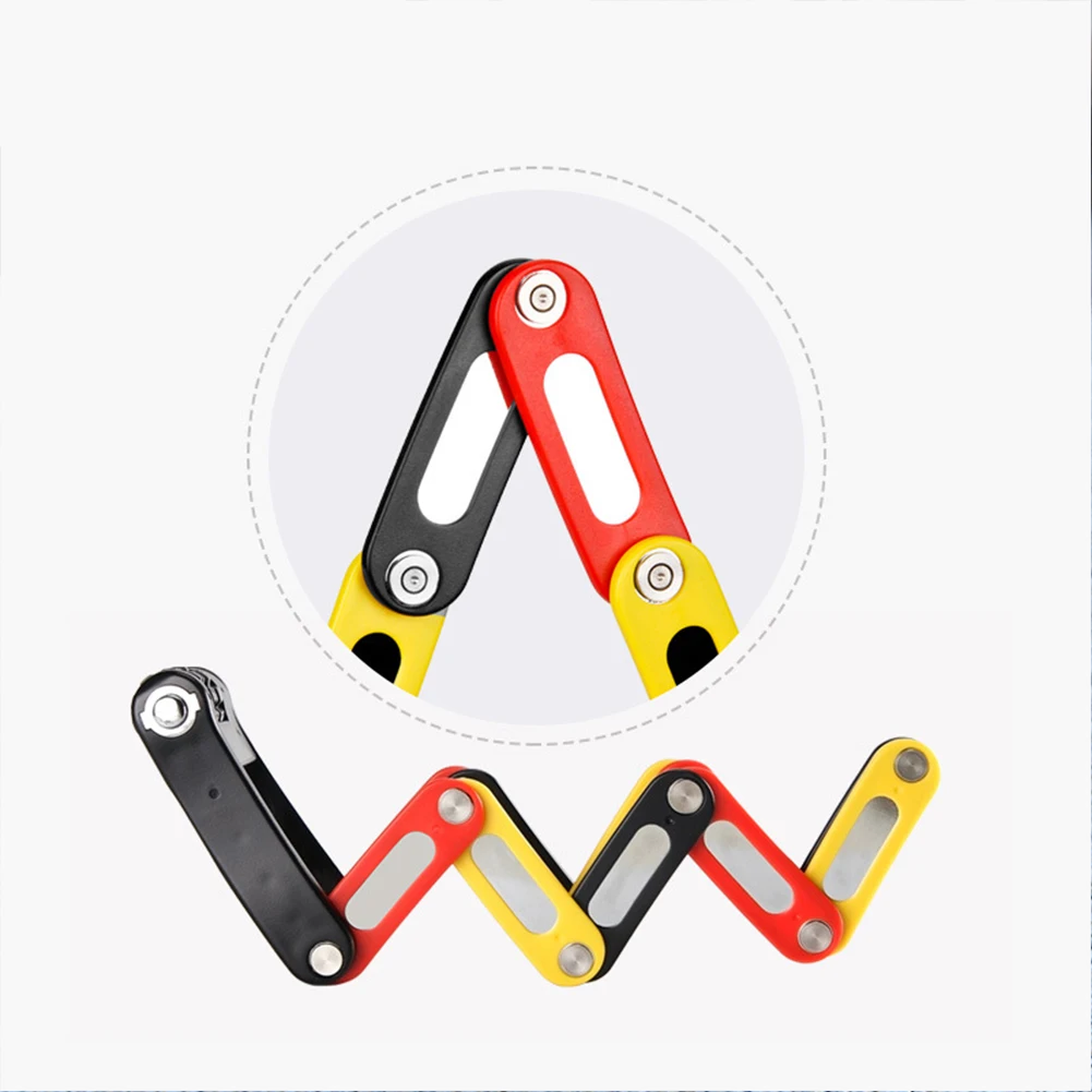 4 Digit Rustproof Folding Bike Lock Metal Security Wireless Cycling Portable Protective Mini Anti Theft Combination Password | Спорт и