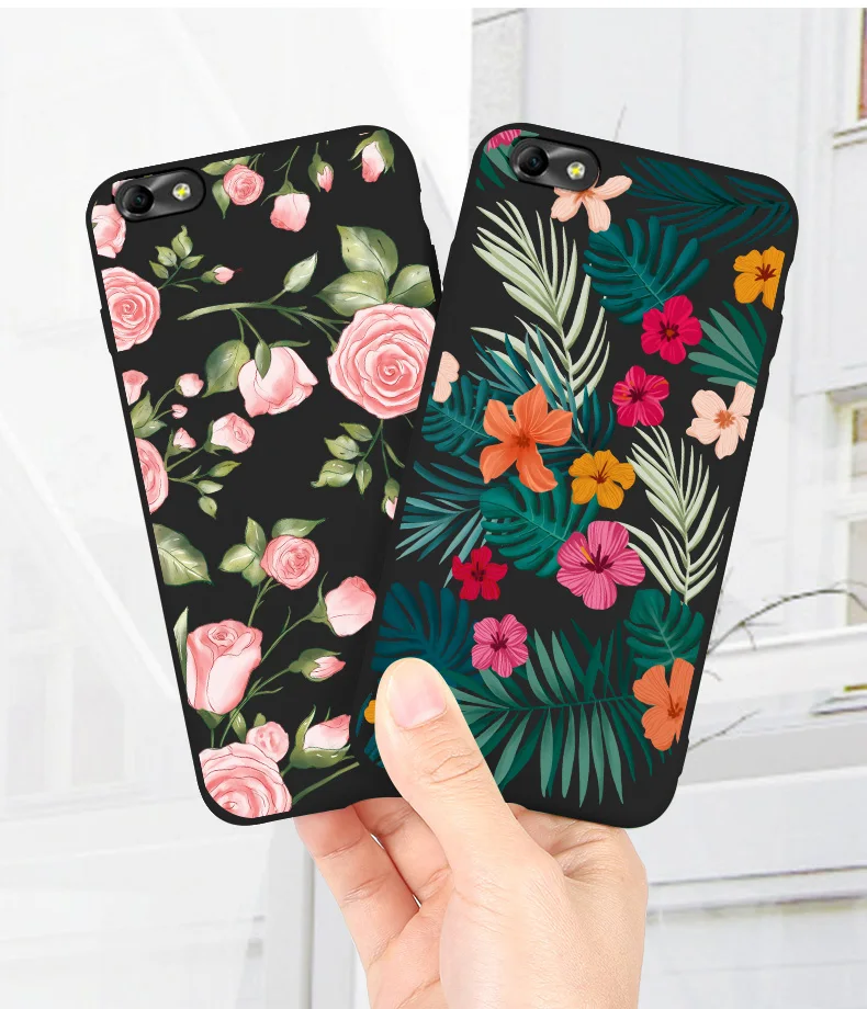 Чехлы для телефонов Huawei Honor 4X мягкий силиконовый чехол с цветочным рисунком розы 4
