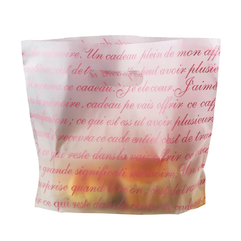 

50 шт., пластиковые пакеты с ручками, рождественский подарок, упаковка для одежды с ручками, сумка для покупок