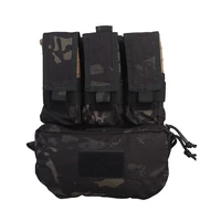 emersongear tactical assault back pouch panel magazine mag bag molle backpack for plate carrier vest airsoft hunting sports