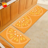 modern cartoon long mat kitchen carpet non slip floor mat absorbent bedroom door mat waterproof kitchen carpet