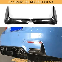 DRY Carbon Rear Bumper Splitters For BMW F80 M3 F82 F83 M4 4 Door 2 Door 2014-2019 Car Rear Bumper Splitters Flaps Apron Winglet
