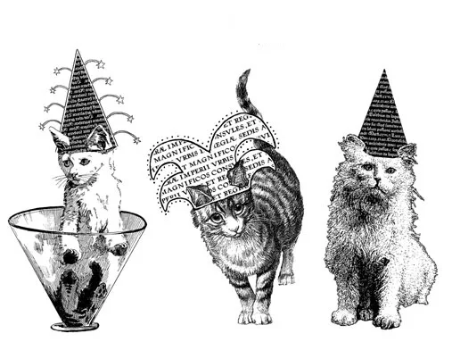 Прозрачный силиконовый штамп с кошками/печать для скрапбукинга своими