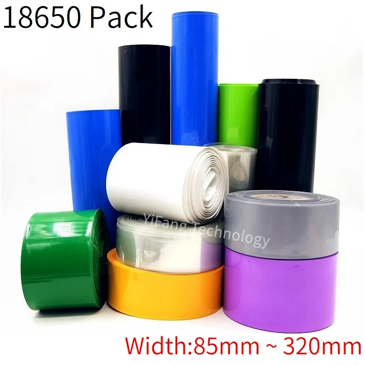 Термоусадочная трубка из ПВХ 18650 литий-полимерный аккумулятор шириной 85-320 мм