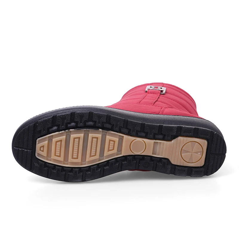 

Snow boots women plus fur warm winter boots non slip ankle boots women shoes 2020 side zipper waterproof casual shoes women