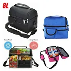 Портативная сумка для ланча, новая термоизолированная сумка для ланча, сумка-холодильник, сумка для бенто, контейнер для ужина, школьные сумки для хранения еды