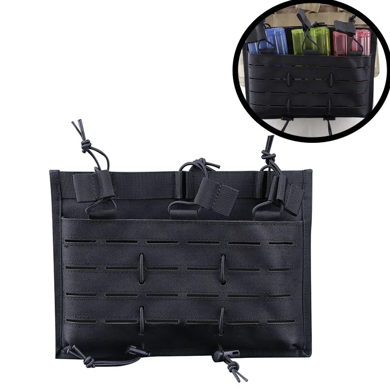 Тактическая разборная Передняя тарелка тройная сумка для магазина 5 56 M4 MOLLE