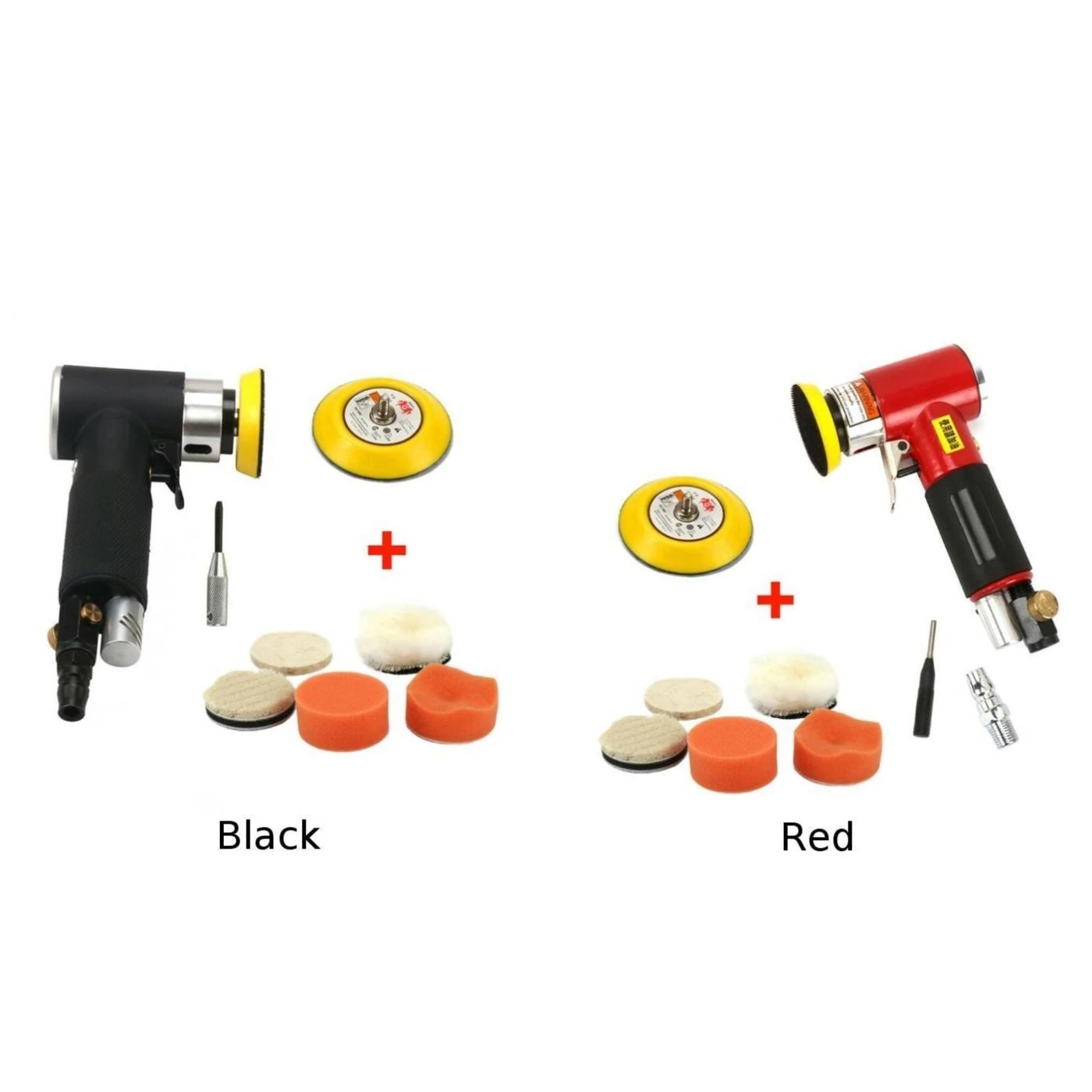 

Air Sander Buffing Pad Kit Pneumatic Orbital Car Polisher Polishing Machine
