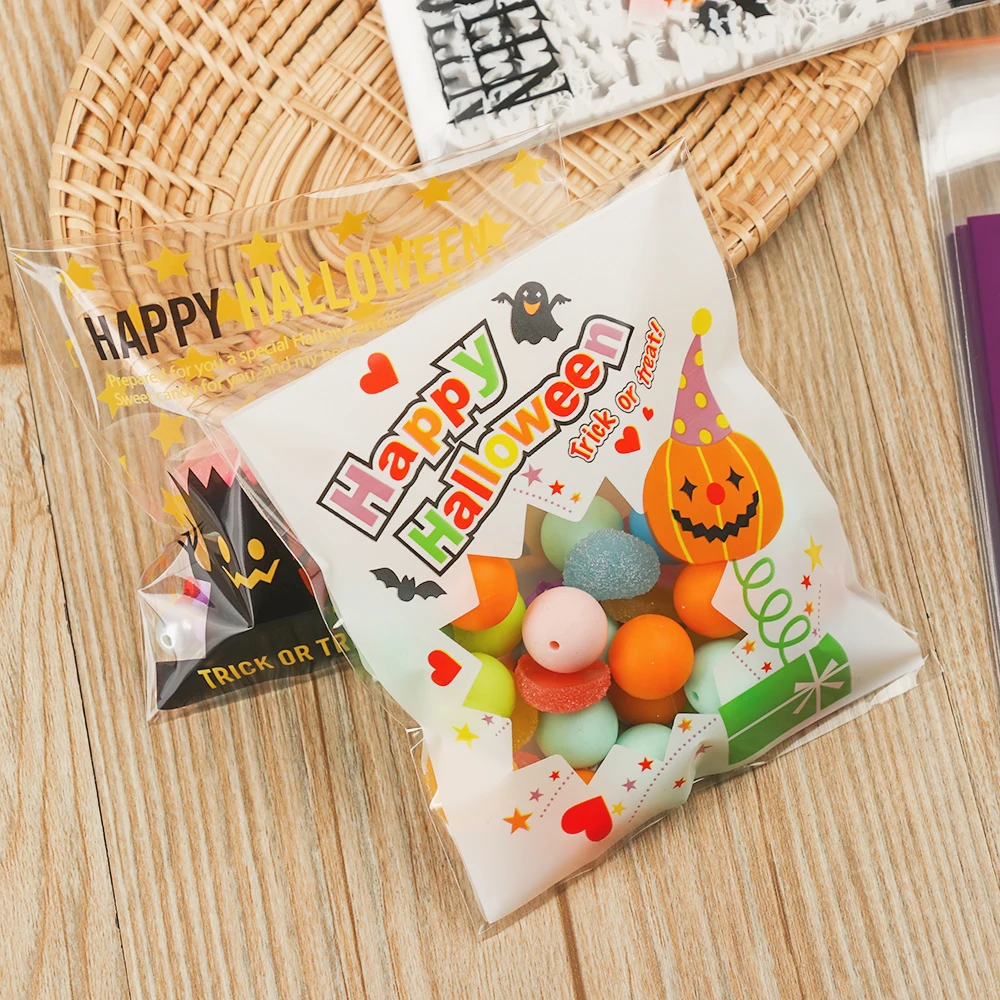 100 шт. пакеты для конфет на Хэллоуин|Подарочные сумки и упаковка| |