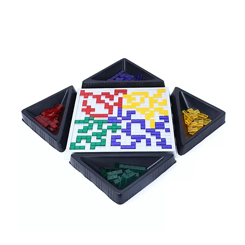 Стратегия игры Blokus настольная игра развивающие игрушки 484 квадраты легко