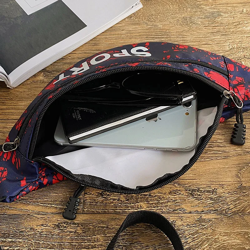 Oxford Waterproof Outdoor Sports Waist Bag Men Multifunction Running Bag Sports Fanny Bag Belt Bags Bumbag Crossbody Men Bag