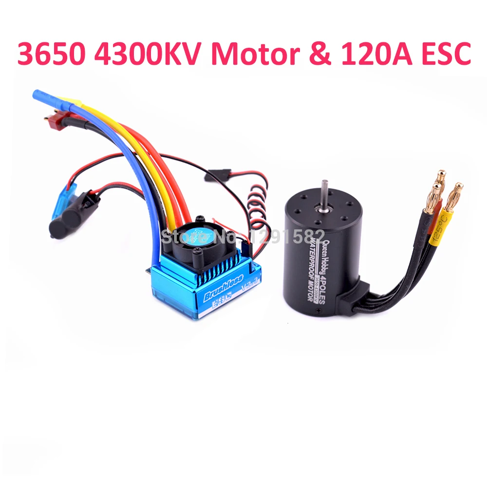 3650 2300KV 3900kv 4300kv бесщеточный двигатель 45A 60A 80A 120A ESC Электрический контроллер