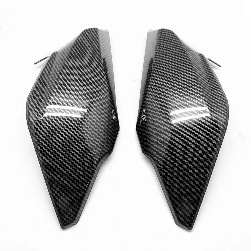 Hydro Dipped Carbon Fiber Finish Front Side Tank Gas Fairing Pannel Cowl For Kawasaki Z650 2017-2019