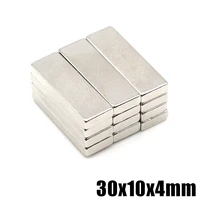25102050pcs 30x10x4 ndfeb neodymium magnet super powerful block permanent disc magnetic imanes 30x10x4