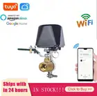 2021 умный водяной клапан Tuya с Wi-Fi, газовый клапан с дистанционным управлением, таймерный выключатель, совместимый с Alexa Google Home, регулятор отключения