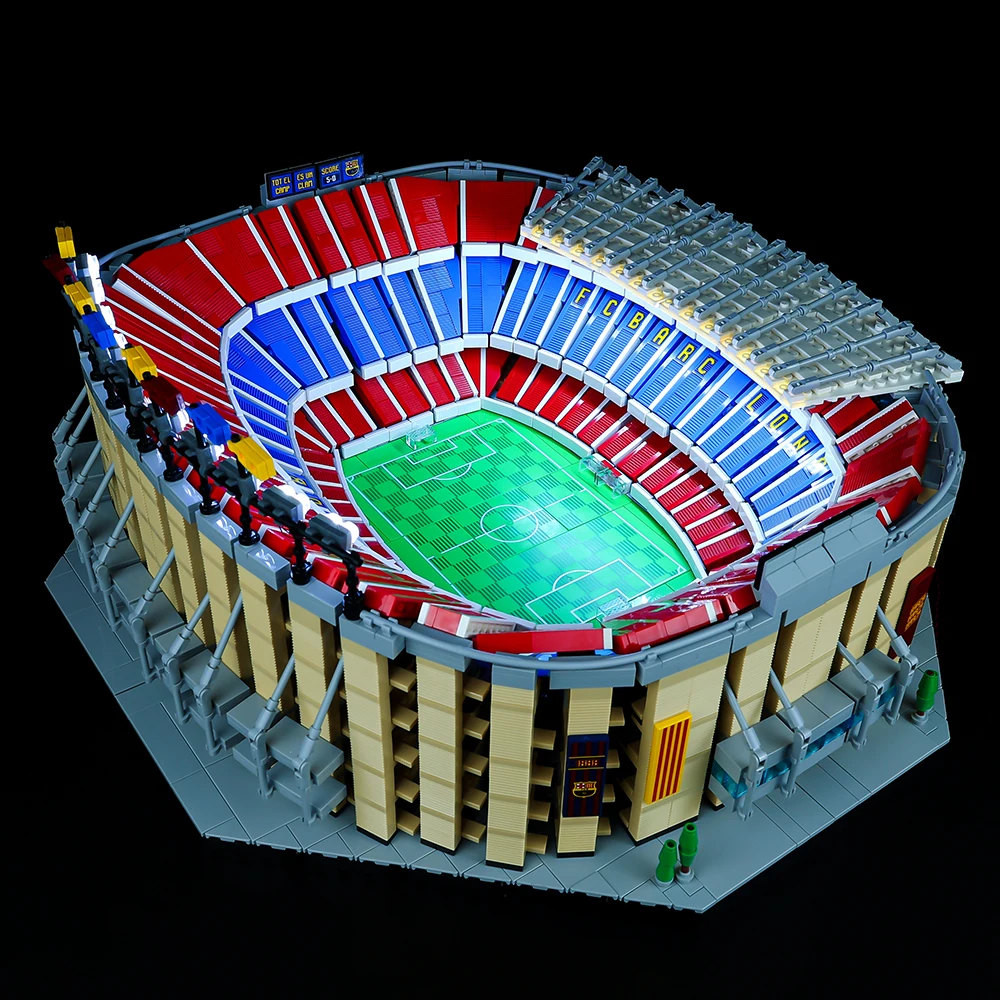 Набор светильник ильников для сборки стадиона Барселона Camp Nou-FC 10284 набор игрушек