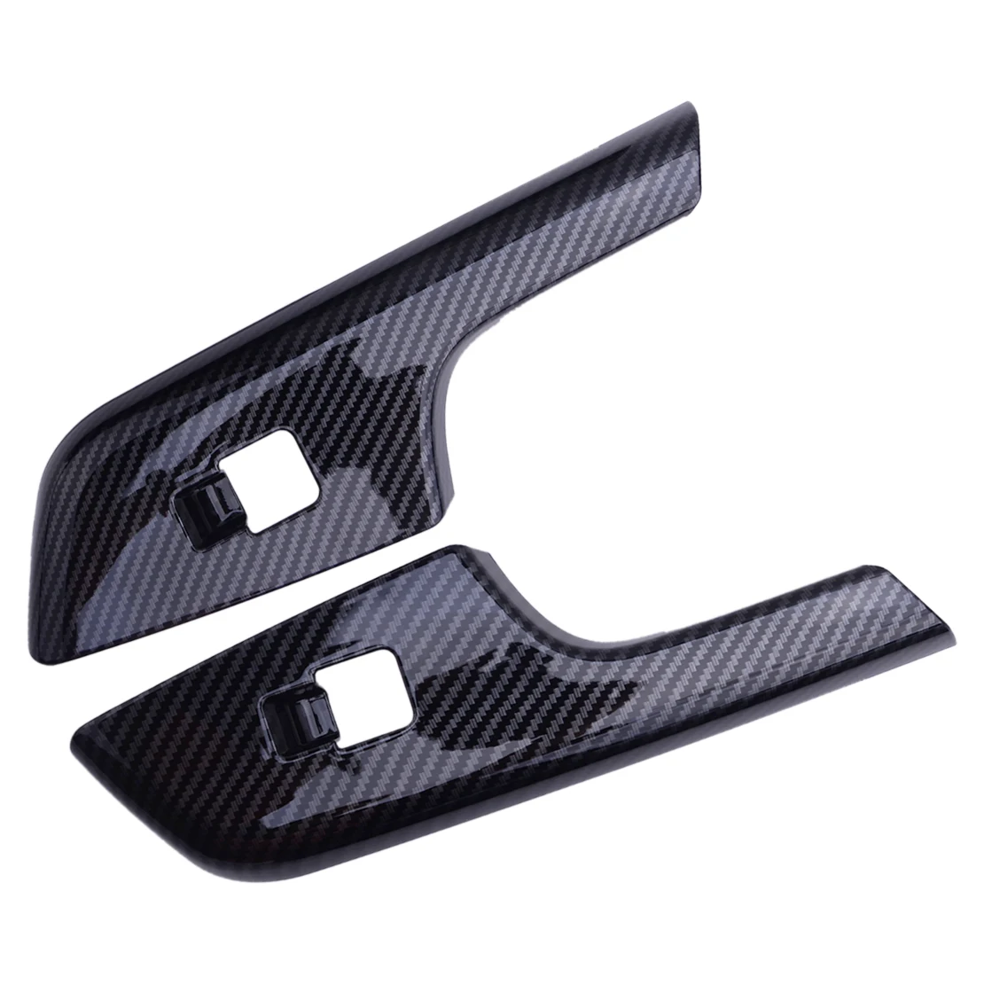 Панель переключателя стеклоподъемника в стиле углеродного волокна 1 комплект