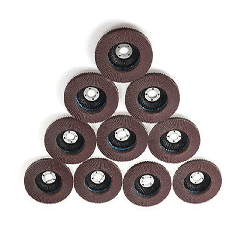 10 шт. аксессуары шлифование наждачной бумагой лоскут шлифовальный диск набор