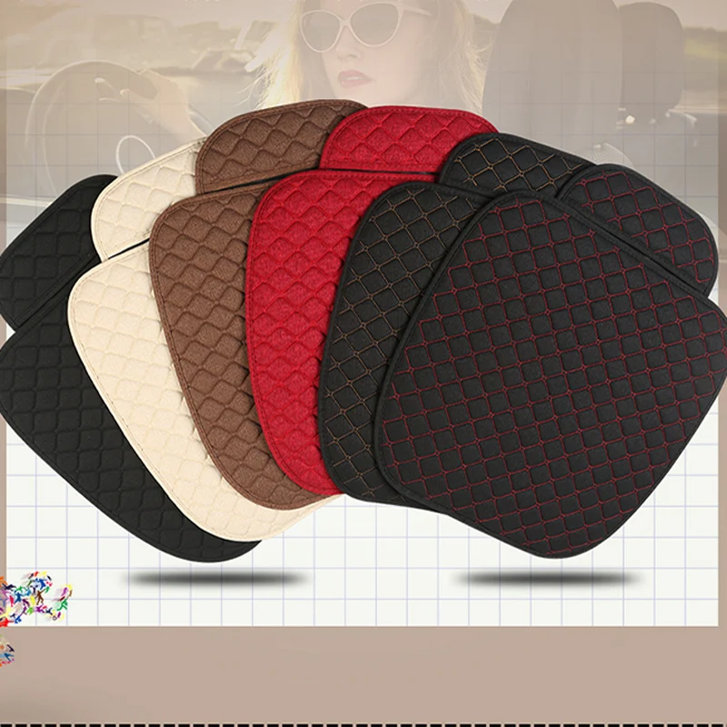 安い ユニバーサルサイズリネンカーシートカバー,フロントフォーム,通気性,滑り止めパッド付き,4シーズン,自動アクセサリー