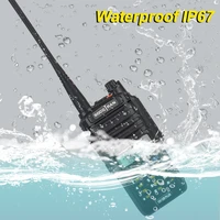 socotran uv 12r plus waterproof walkie talkie dual band vhf uhf high power talkie walkie ham radio fm transceiver uv12r