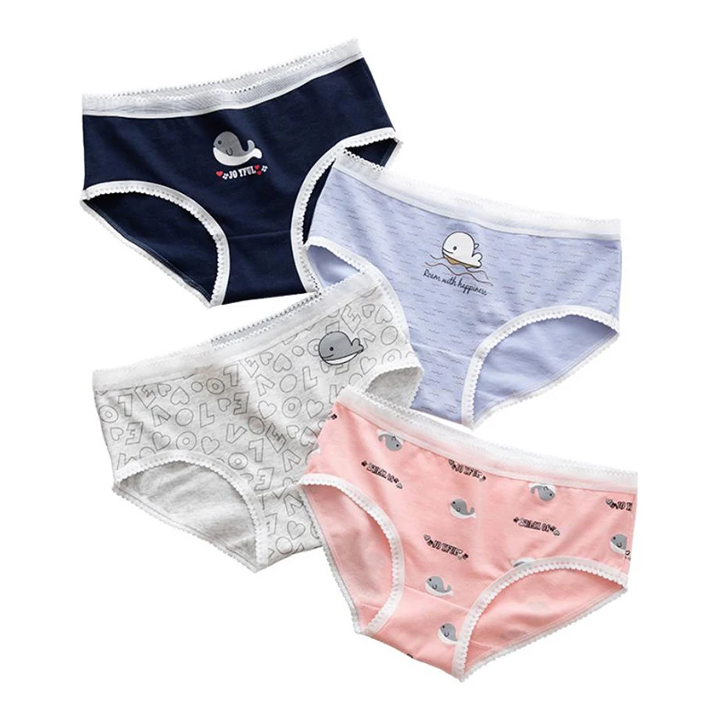 Женские трусики хлопковые сексуальные милые женские в виде Кита дышащие удобные
