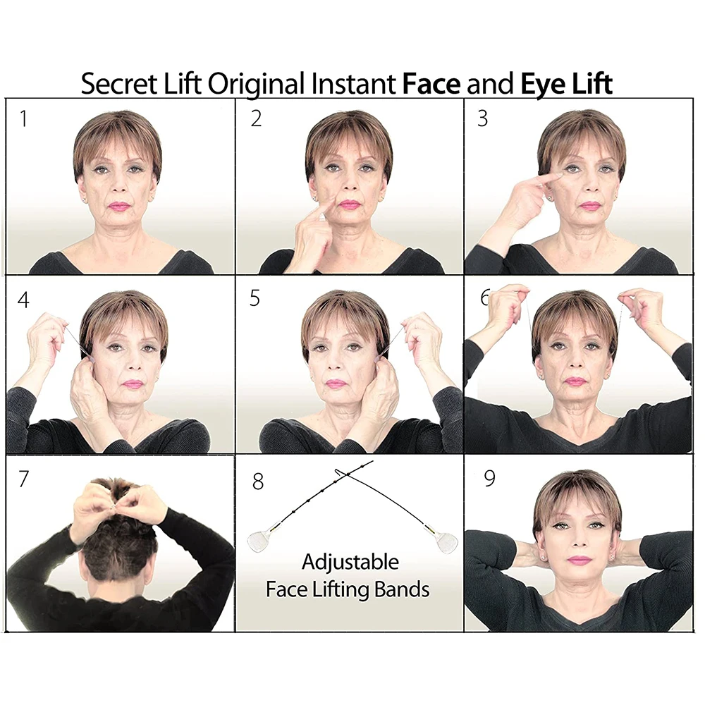 

High Quality 40pcs Face Lift Sticker Face Lift Tape Invisible Face Sticker Elasticity Transparent Adhesive Tape