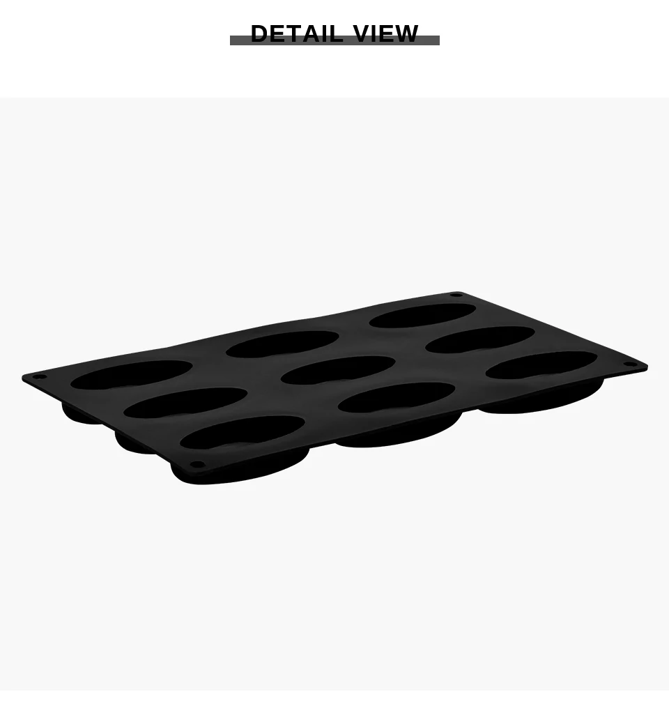 SILIKOLOVE DIY 9 силиконовые полости Мыло Форма для изготовления мыла 3D овальное мыло ручной работы Формы Ремесло