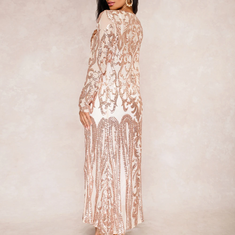 Модная вечерняя Коктейльная Женская одежда прозрачный Тотем с блестками и