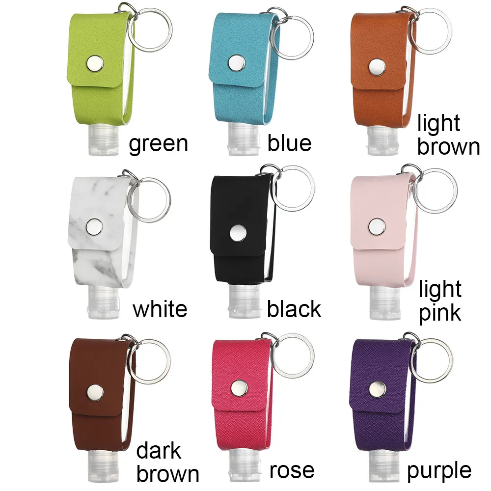 1 Pcs 30 Ml Portable Reusable Travel Hand Sanitizer Bottle Shell With Keychain Washing Gel Storage | Красота и здоровье