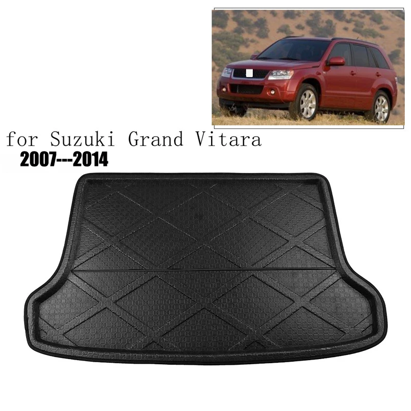 Для Suzuki Grand Vitara 2007 2008 поднос для груза коврик заднего багажника напольный защиты