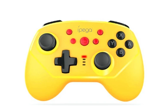 yellow IPEGA PG-9162Y Мини Bluetooth игровой контроллер беспроводное проводное соединение поддерживает турбо 6-осевой гироскоп для N-Switch - Цвет: yellow