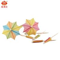 mini cocktail flower umbrella mojito cocktails decoration fruit toothpick bartender tools bar accessories cocktail glass tags