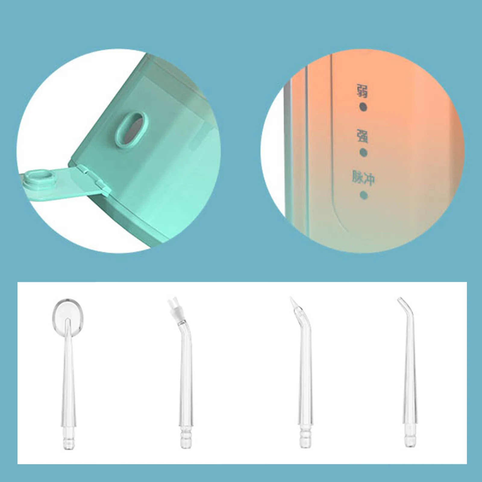 Беспроводной Оральный ирригатор водонепроницаемый зубной очиститель 3 режима USB