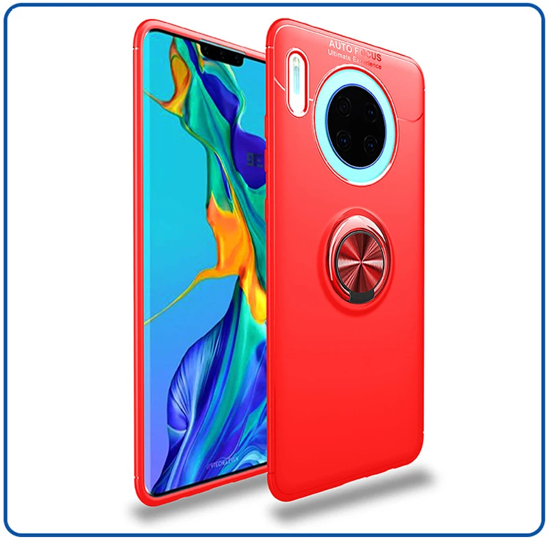 Магнитный автомобильный чехол P30 для Huawei Mate 40 30 Pro P40 Lite Nova 30i 7i 20 Y8P матовый с
