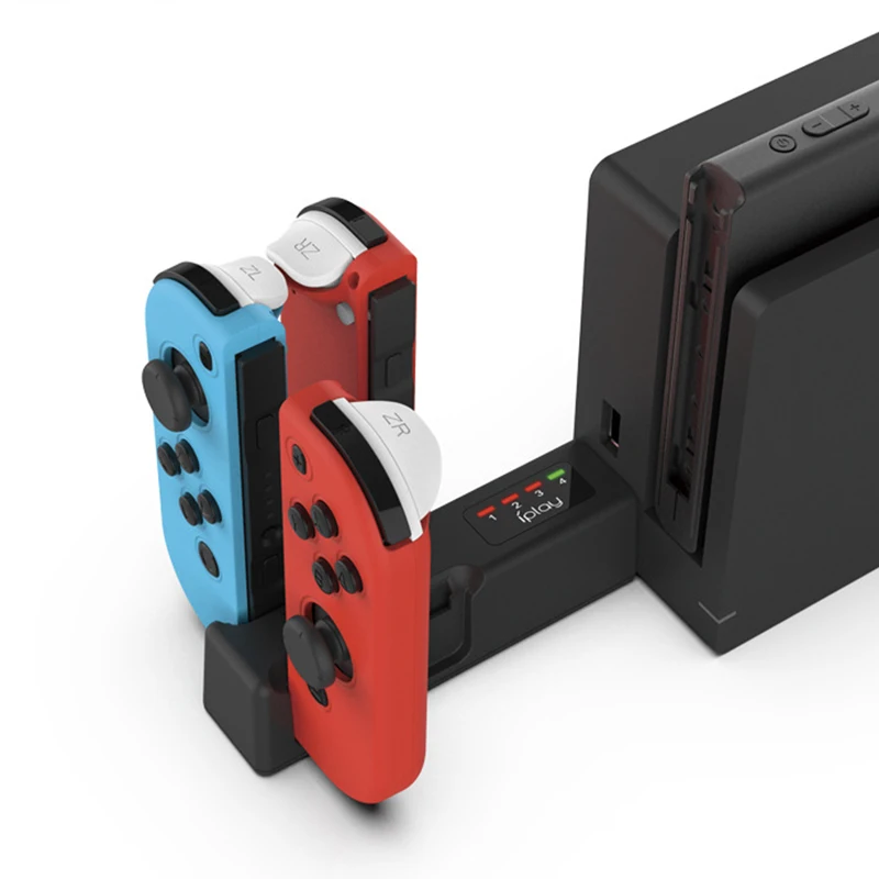 2020 для Nintendo Switch Pro 4 USB зарядная консоль подставка NS беспроводной контроллер