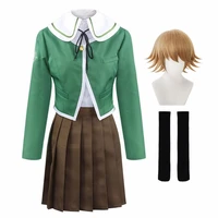 anime danganronpa kuma chihiro fujisaki cosplay costume womens jk uniforms suit costume