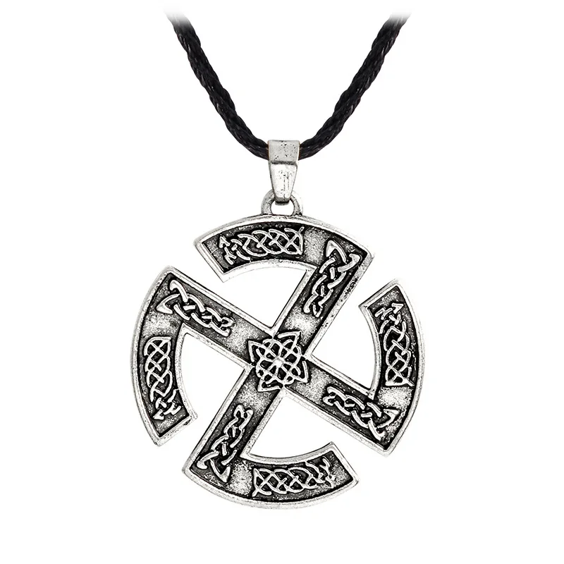 Креативное Скандинавское колье с кулоном в стиле викингов для мужчин и женщин Colar