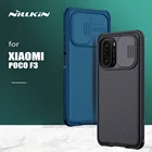 Чехол Nillkin для Xiaomi Poco F3, защитный чехол для камеры, текстурированный Тонкий матовый чехол из поликарбоната для Xiaomi Poco F3, чехол