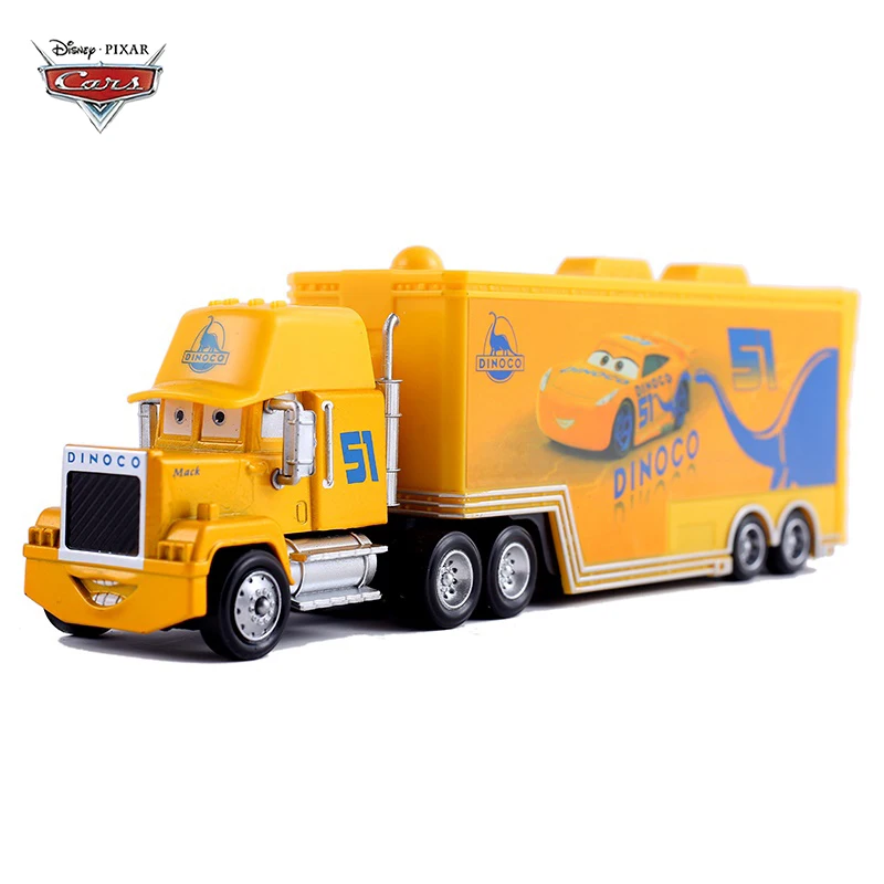 

Boutique Disney Pixar 3 Toy Lightning McQueen Jackson Storm Mike Uncle Truck 1:55 Alloy Model Car Boy Girl Gift