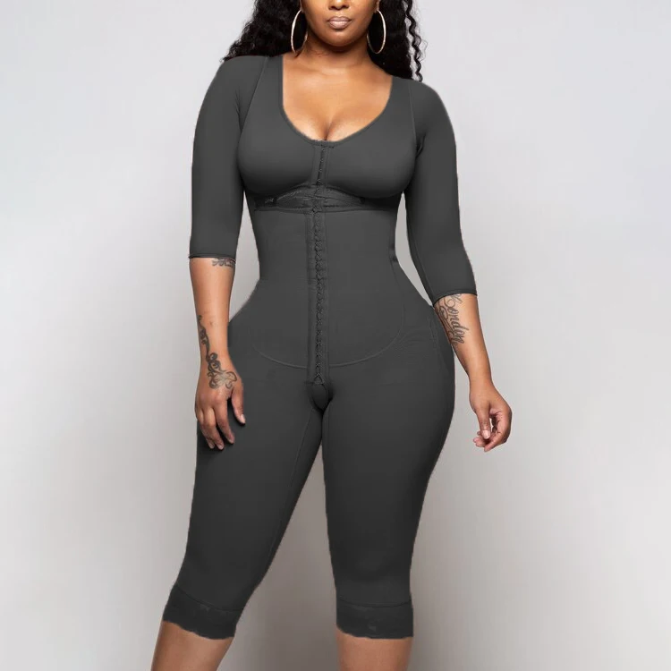 Couleur pure Shapewear nouvelle poitrine une pièce Shapewear haute Compression Faja soutien-gorge taille formateur 2020