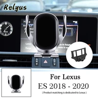 car wireless charger car mobile phone holder mounts stand bracket for lexus es es200 es250 es300h es350 2018 2020 accessories