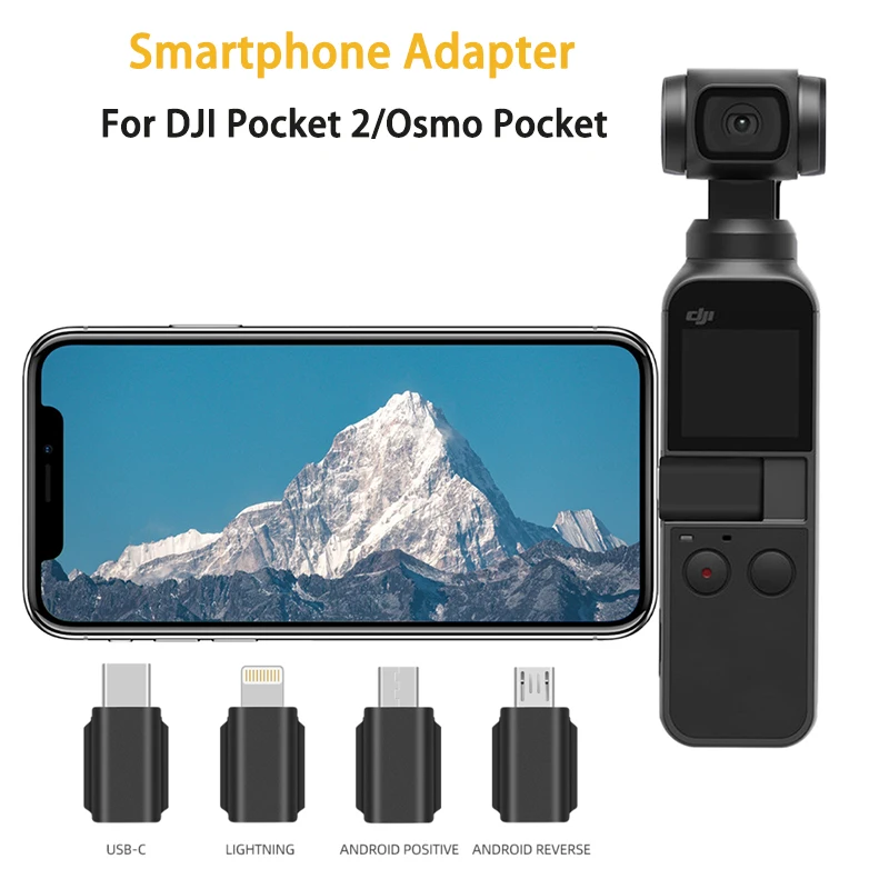 

Адаптер для смартфона DJI Pocket 2/Osmo Pocket IOS Lightning Micro USB-C Android