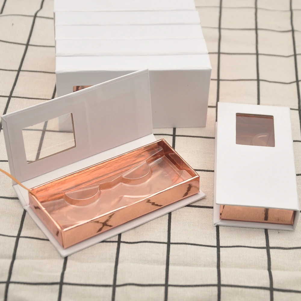 

Wholesale False Eyelashes BoxPackage lash boxes packaging custom logo Faux Cils 3d mink lashes Makeup White cases bulk Vendors