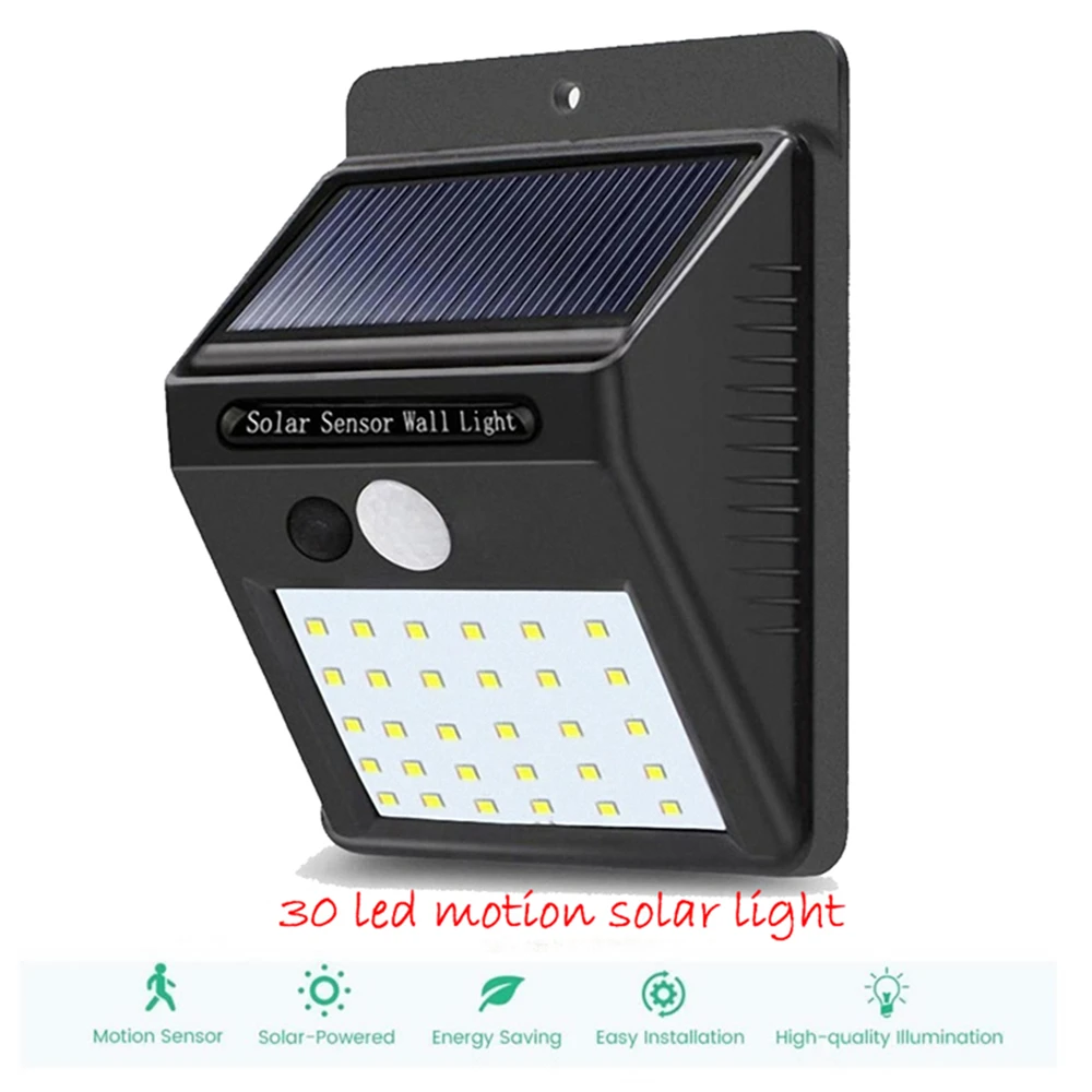 1-4 шт. светодиодная Солнечная лампа уличное освещение PIR датчик движения наружный