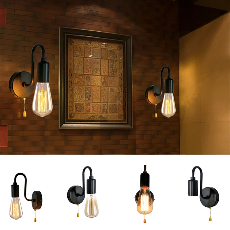 

Moonlux 1 шт. Ретро промышленный настенный светильник, коридор, бар, ресторан, декоративный ночник без лампочки