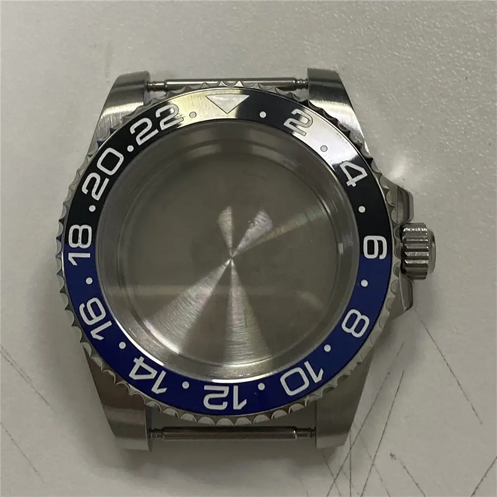 

40MM Stainless Steel Watch Case Set with Sapphire Glass for NH35/NH36 Movement