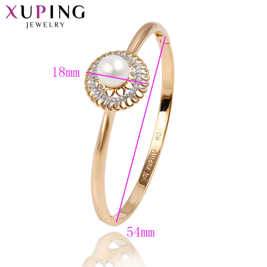 Xuping модные элегантные разноцветные браслеты с имитацией жемчуга ювелирные