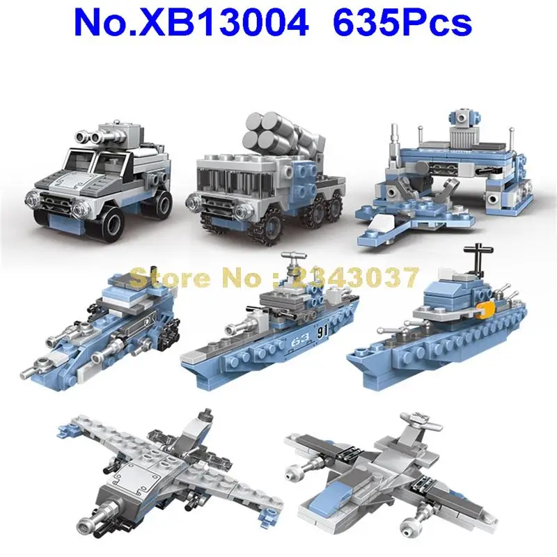 Xb13004 635 штук военный 8in1 25 типов Миссури морской флот корабль истребитель