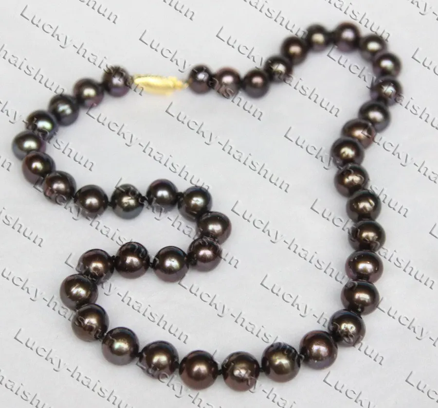 

Ожерелье женское из натурального пресноводного жемчуга, 17,5 дюйма, 11 мм, C451